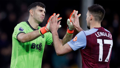 Atajadón: Dibu le dio la victoria al Aston Villa frente al Fulham