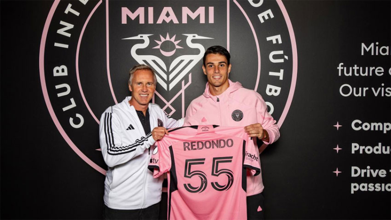 Federico Redondo fue presentado como nuevo jugador de Inter Miami