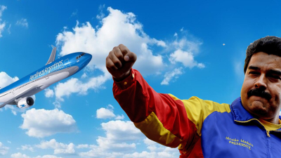 Venezuela prohibió que aviones con matrícula argentina crucen su espacio aéreo