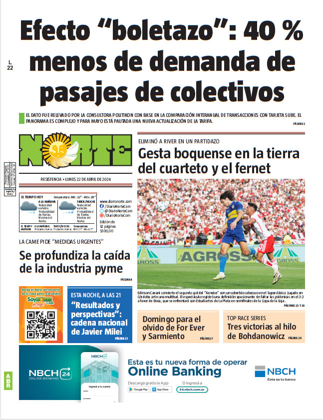Edición del 22-04-2024