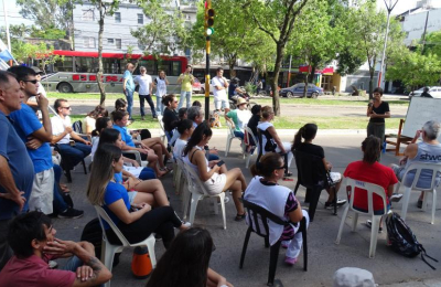 Movilización universitaria en defensa de la educación pública