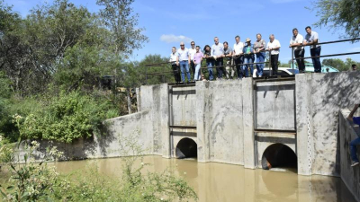 Zdero constató el avance de obras en el Gauycurú-Chico