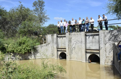 Zdero constató el avance de obras en el Gauycurú-Chico