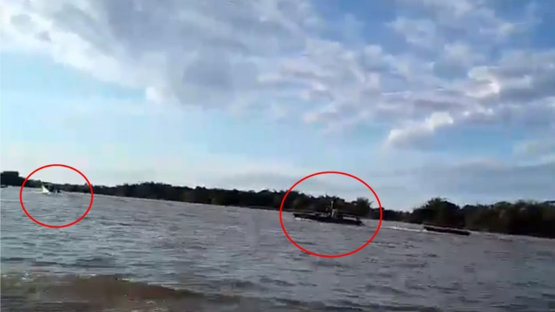 Armada paraguaya persiguió con una ametralladora pesada a pescadores correntinos