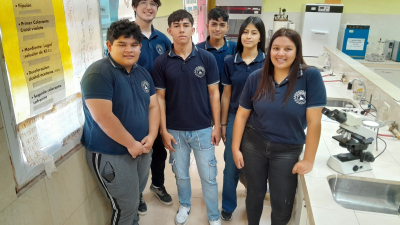 Alumnos de escuela técnica  de Castelli participan en importantes proyectos de investigación universitarios