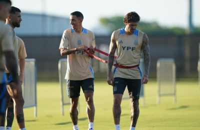 Buenas noticias en la "Scaloneta": recuperación de Molina y avance de Acuña
