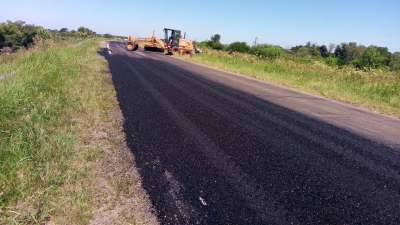 Ruta 11: realizaron trabajos de mantenimiento entre Resistencia y Basail