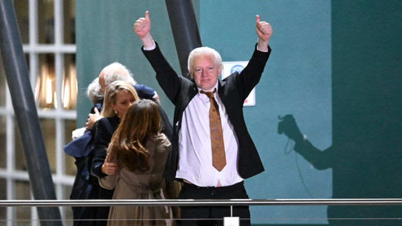 Julian Assange llegó a Australia pero no se presentó a la conferencia de prensa