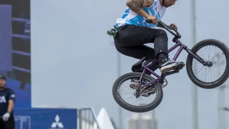 Argentina tendrá un representante olímpico en BMX freestyle por primera vez en su historia