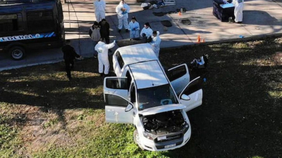 Hipótesis del accidente: luminol positivo y golpes en el paragolpes de la camioneta de Pérez y Caillava