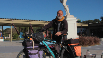 "No tengo rumbo fijo porque no es un viaje turístico sino de autoconocimiento"