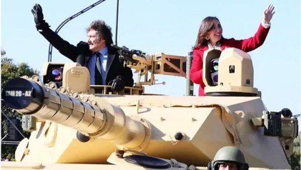 milei - villarruel - tanque.jpg