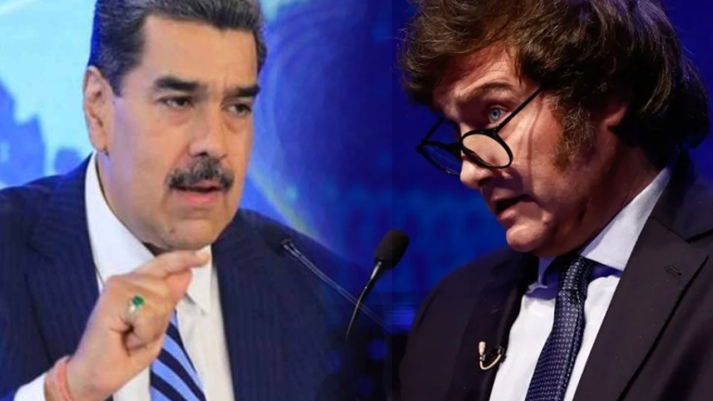 Maduro contra Milei: "No me aguantas un round, bicho cobarde, feo y estúpido"