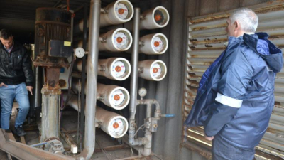 Trabajan en la mejora del servicio de agua potable en Du Graty