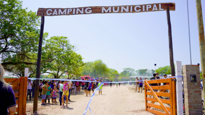 Margarita Belén recibió la primavera e inauguró el camping municipal