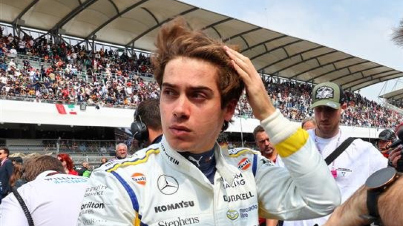 Sancionaron a Franco Colapinto luego del GP de México