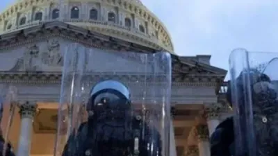 Refuerzan seguridad en los estados y en el Capitolio