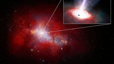 Científicos de la NASA descubren el agujero negro más voraz del universo primitivo 