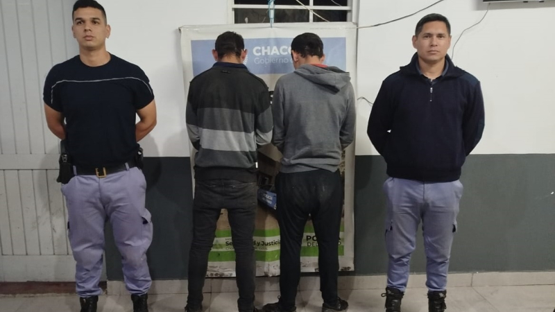 Detienen a Parche y Toro por un hurto en Resistencia
