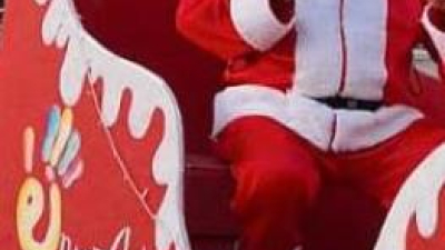 El infaltable Papá Noel en General San Martín