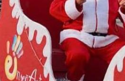 El infaltable Papá Noel en General San Martín