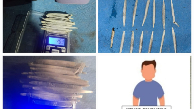 Menor de edad detenido con droga en Colonias Unidas