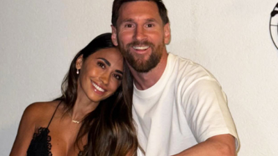 Así recibió el 2025 Lionel Messi junto a su familia