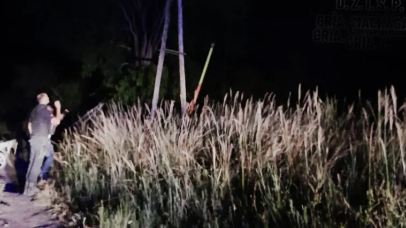 Falleció electrocutado tras tocar un alambre que estaba conectado a la red de alta tensión