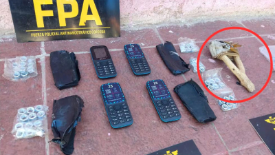 Los descubrieron lanzando drogas a una cárcel de Córdoba
