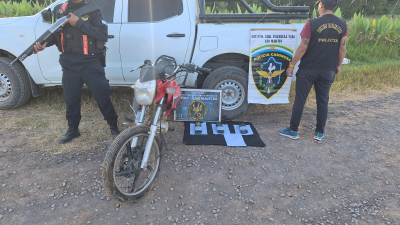 Huyó de un control policial y abandonó una mochila con droga