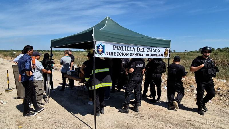 Detonaron más de 300 kilos de pirotecnia secuestrada en las fiestas del año pasado