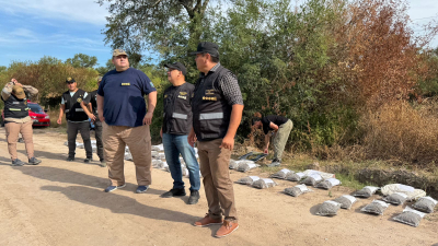 Detuvieron a tres hombres transportando marihuana y cocaína