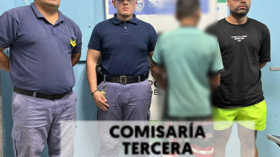 Un hombre detenido por el hurto de 400.000 pesos, celulares y un arma de fuego