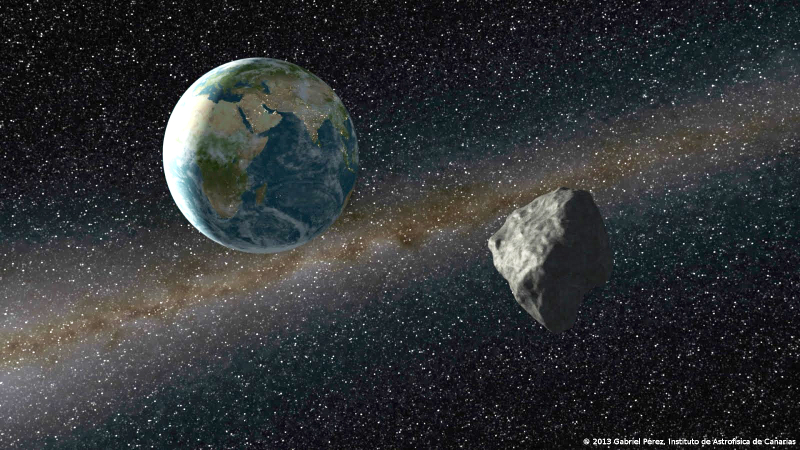 El asteroide que podría impactar contra la Tierra en 2032