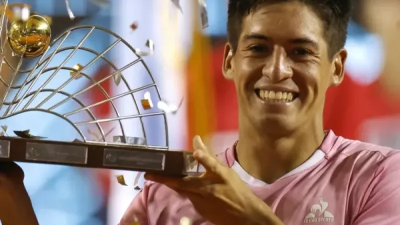 Sebastián Báez hizo historia y se consagró bicampeón en el ATP de Río de Janeiro