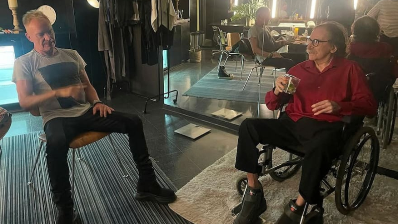 Charly García y Sting juntos en Buenos Aires