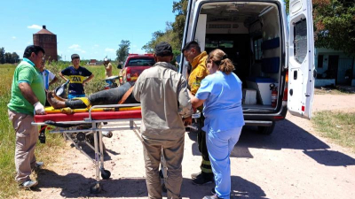 Una vecina de Quitilipi perseguía a ladrones y se cayó a una zanja