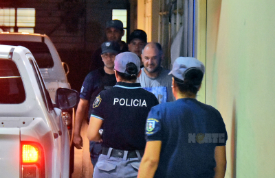 Osuna ya declaró por las cuatro causas y fue conducido a la comisaría de la Isla del Cerrito