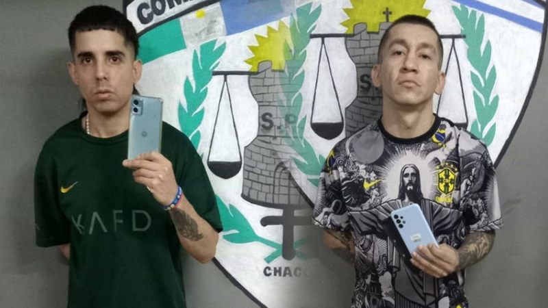 Publicaron selfies desde la cárcel y les quitaron los celulares