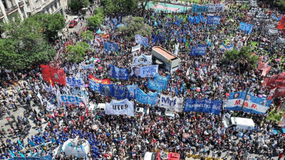 La CGT anunció un nuevo paro general de 24 horas tras la represión en el Congreso