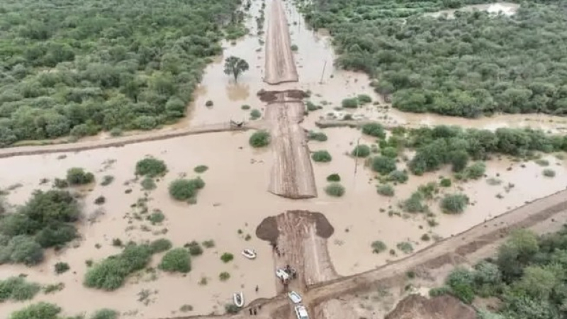 Salta: una crecida histórica del Pilcomayo afectó a 600 familias