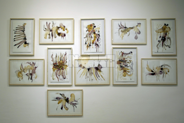 Obras del artista Andrés Paredes. Foto Miguel Romero.