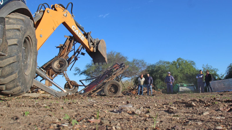 Destruyen carros secuestrados en otro paso para eliminar la tracción a sangre