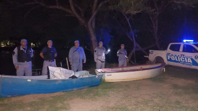 Operativo por tierra y agua terminó con el secuestro de dos lanchas vinculadas al contrabando y narcotráfico