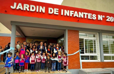 Zdero habilitó el nuevo Jardín de Infantes 260 de Machagai