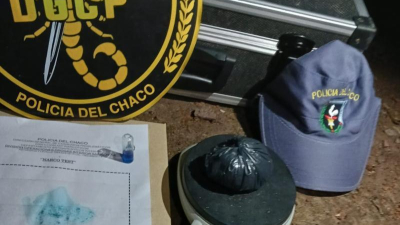 Quitilipi: llevaba droga en una moto y logró huir