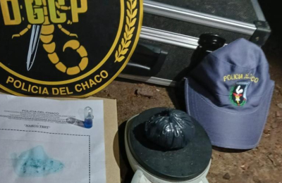 Quitilipi: llevaba droga en una moto y logró huir