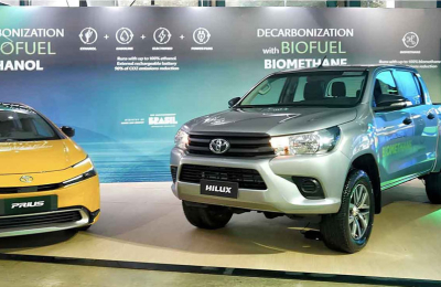 La Hilux a biogás de Brasil