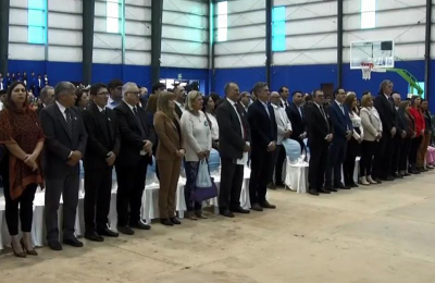 El gobernador encabezó el acto por el 115° aniversario de Villa Ángela