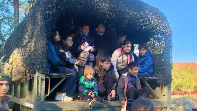 El Ejército celebró su día con actividades para jardines y escuelas